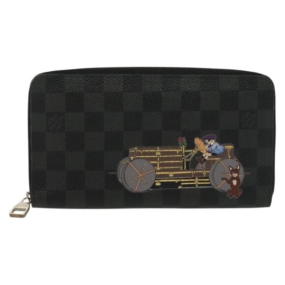LOUIS VUITTON Damier Graphite Zippy Organizer Long Wallet - Picture 1 of 15